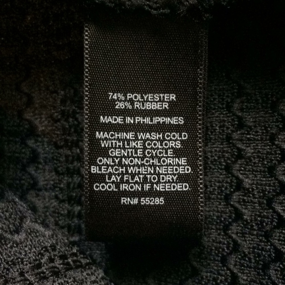 Express Strapless Stretchy Black Textured Dress XS - Picture 10 of 12